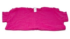 Gildan Ladies Short Sleeve T-Shirt Pink Large