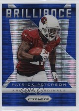 2013 Panini Prizm Brilliance Wal-Mart Blue Pulsar Patrick Peterson #13 17fl