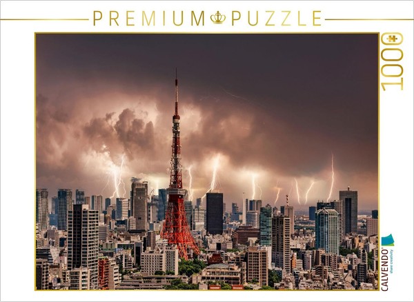 Calvendo Puzzle Tokio-Panorama | 1000 Pieces, Finished Size 25.2 × 18.9 In (64 ×-image