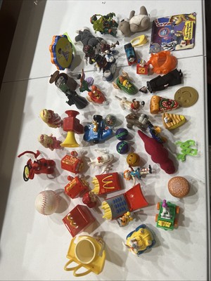 Lot Of 30 Random McDonalds happy meal Toys Unwrapped 90s 80s