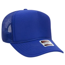OTTO CAP 5 Panel Mid Profile Mesh Back Trucker Hat - 32-467