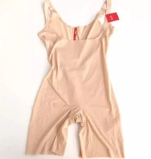 KKP Bodysuit Open Bust Mid Thigh Tummy Control Panel Smooths Thinstincts