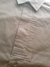 Dior Homme 2007ss runway by Hedi Slimane placket pleated green shirt size 41