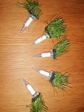 5 Micro Fake Grass Camo Geocaches. Ready To Place With Rite in the Rain logs.