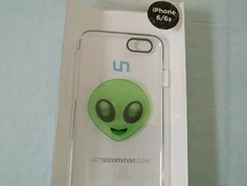 I Phone Case 6 6S Alien Emoji Clear Plastic Cover Iphone Cell Phone A37