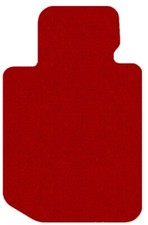 Rot Fu�matte, FAHRER Teppich f�r BMW 2 G87 Coupe 2023-... 14xRand