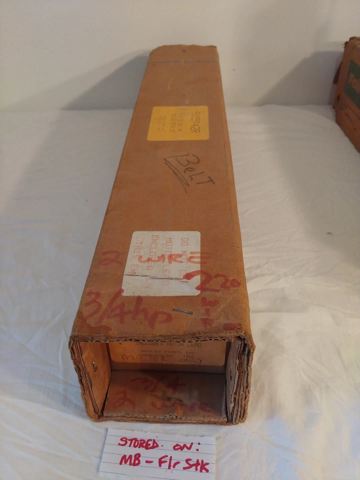 Motor Bomba Goulds S05942R 3/4HP 230V 1 Fase 2 Alambres - NUEVO STOCK ANTIGUO Foto 2 de 4