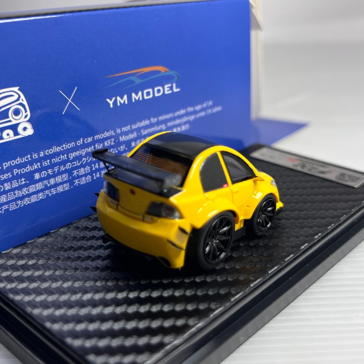 1/64 YM Model Honda Spoon FD2 Civic Type-R Yellow Q Car Ltd