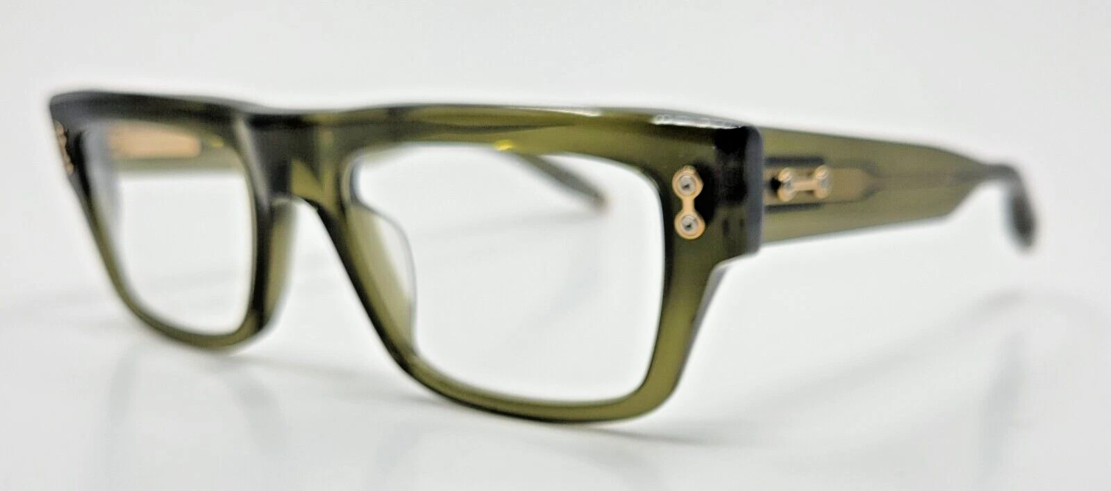 AKONI Leo AKX 101C 54 Olive Eyeglasses 54 19 148 NIB