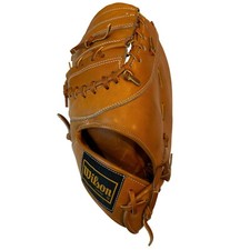 Wilson A2847 The Big Scoop Leather Glove Pro Style Mitt, LHT 12" 1st Baseman
