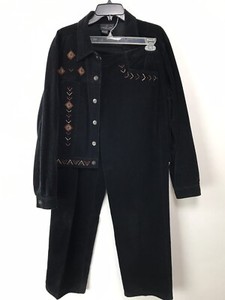 black corduroy jacket outfit