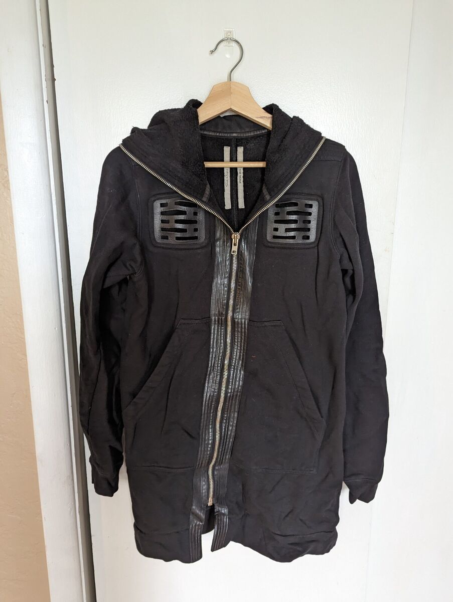 Rick Owens s/s14 VICIOUS Gimp Hoodie w/ leather detailing Rick Owens s/s14 VICIOUS Gimp Hoodie w/ leather detailing