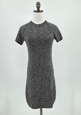 Theory Womens Gray Cotton Wool Fitted Sweater Dress Sz S | eBay Theory Womens Gray Cotton Wool Fitted Sweater Dress Sz S | eBay