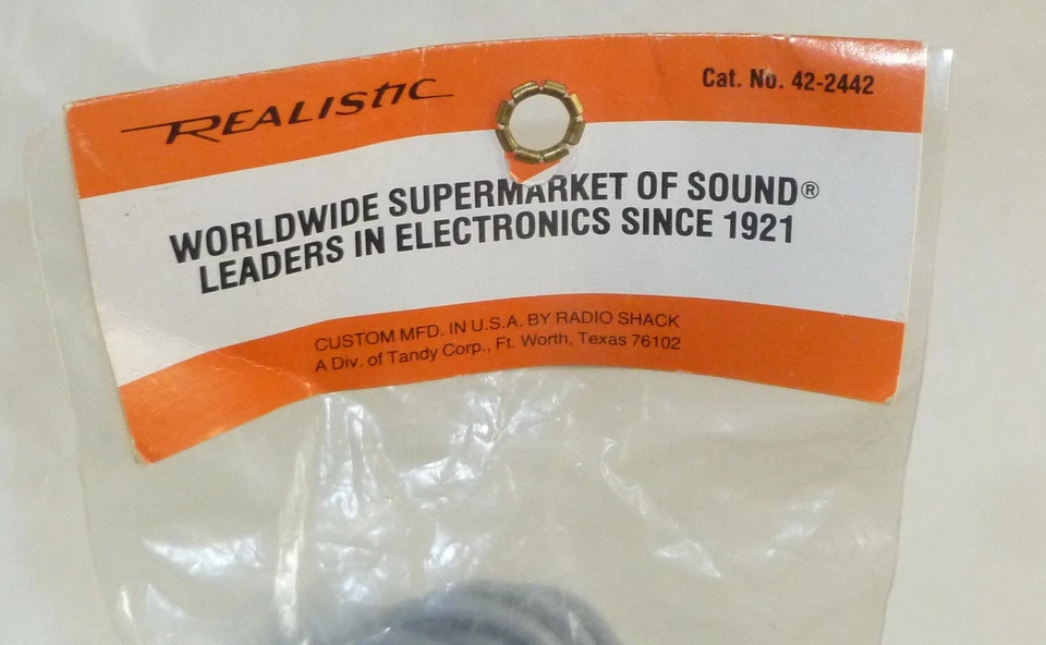 Cable de extensión de auriculares estéreo Realistic RadioShack de 20 pies 42-2442 - De colección Foto 2 de 4