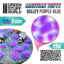 Martian Fluor Tufts - SULLY PURPLE-BLUE - Scenery Miniature Basing