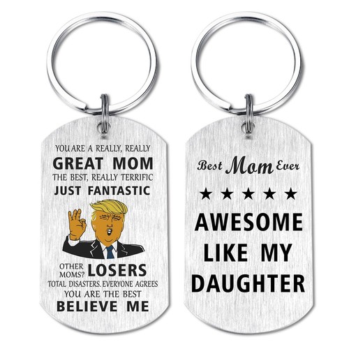 Funny Mothers Day Gifts for Moms Birthday - Best Mom Ever Gifts Mother Keycha...