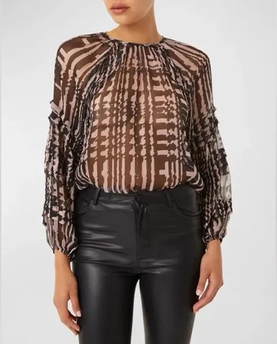 NWT Misa Los Angeles Victoire Shilbori Blouse/M