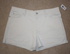 New Womens Gap Jeans Shorts Cotton Khakis 16