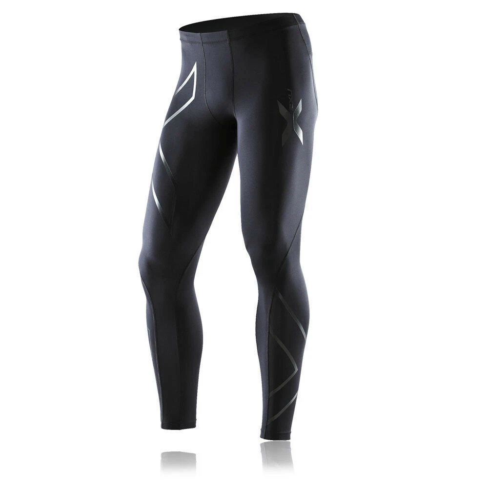 Mens Recovery Compression Running Tights Bottoms Pants Black Sports | eBay