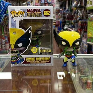 Funko Pop! Marvel Zombie Wolverine Vinyl Figure #662 (Glow in the dark) Figure | eBay