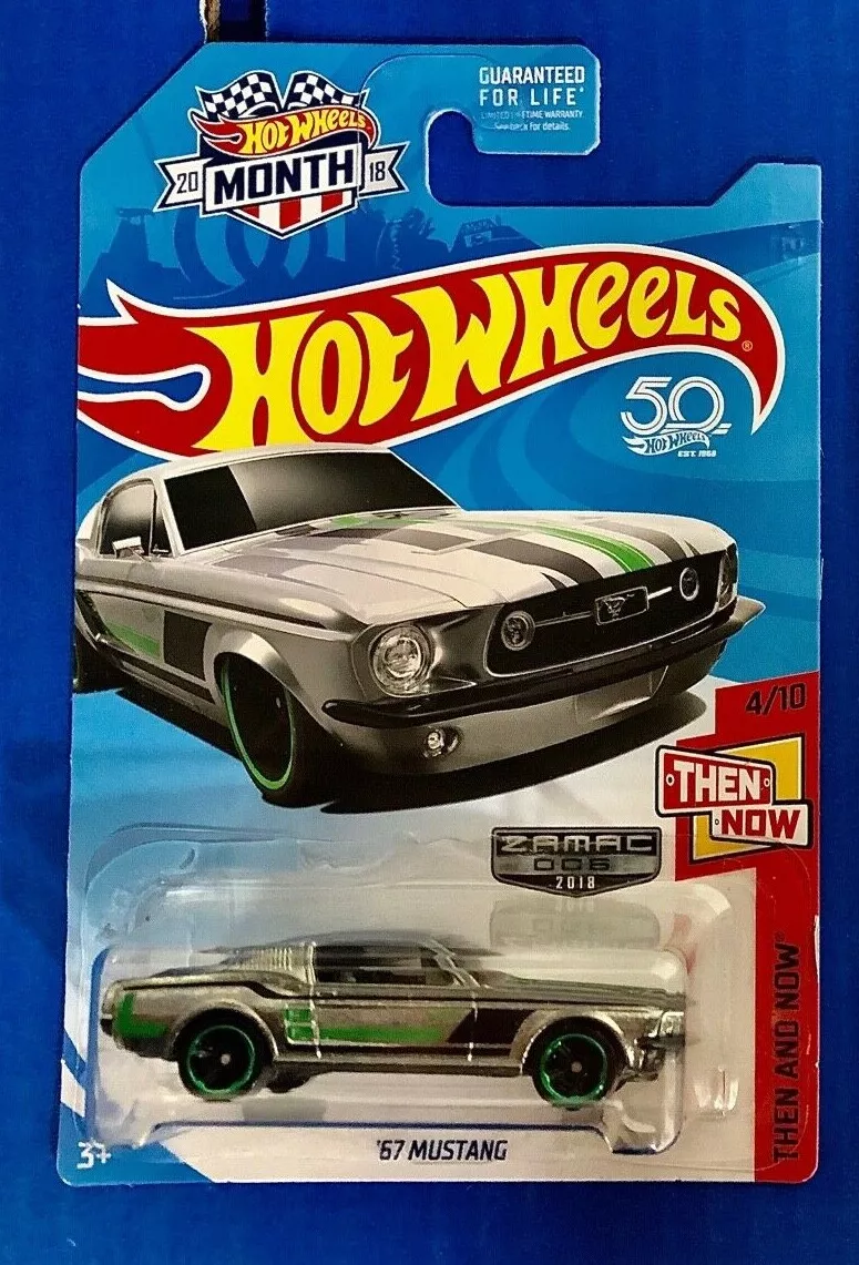 Hot wheels 67 mustang sale then and now