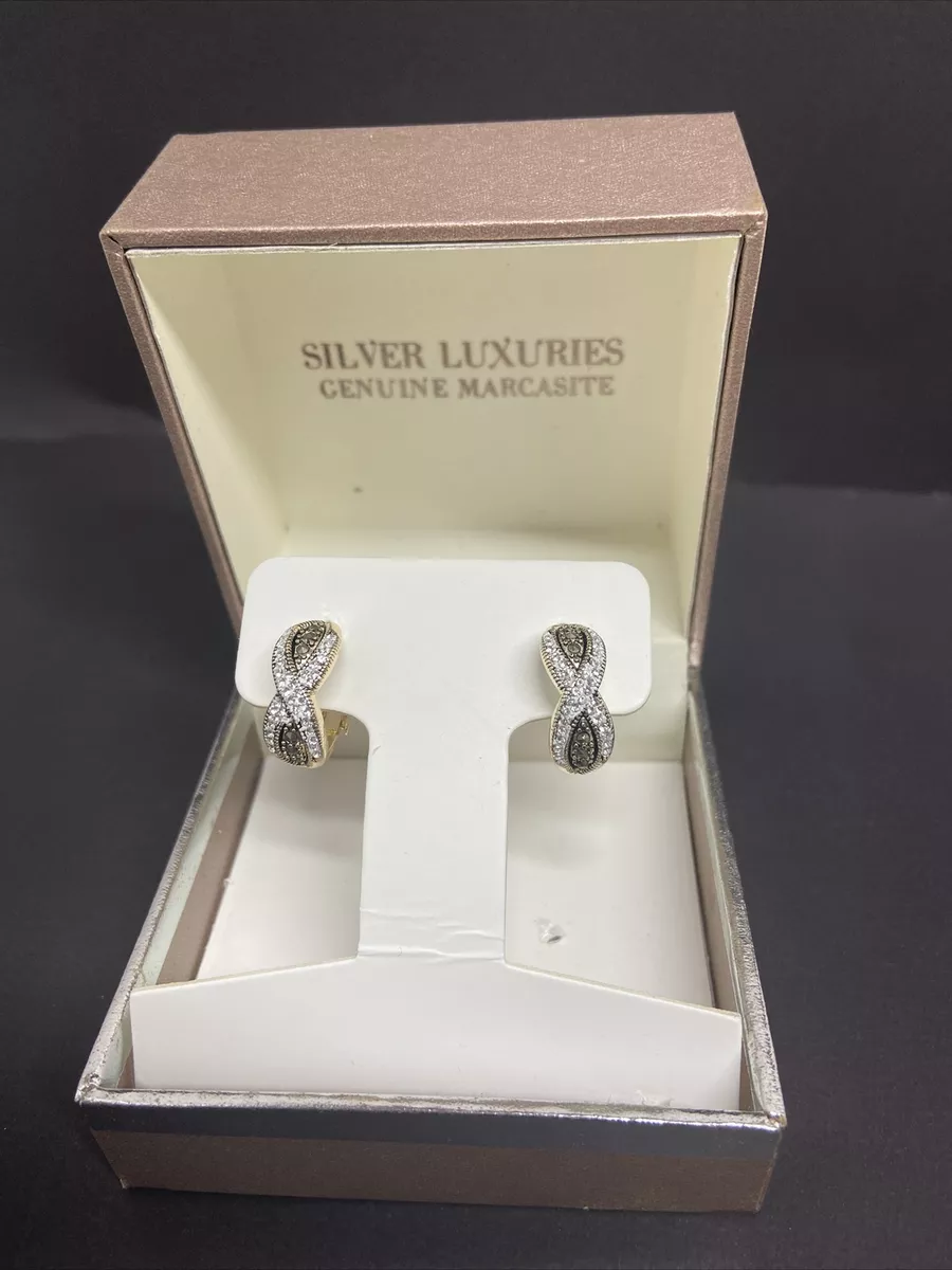 Genuine marcasite best sale earrings