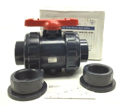 NEW CHEMLINE PLASTICS 905-889-7890 TYPE-21 230-PSI BALL VALVE 2-3/8'' ASAHI 