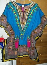Vintage Papa  Mama Cotton Shirt  Ethnic Hippie BoHo Dashiki Kurta  One Size