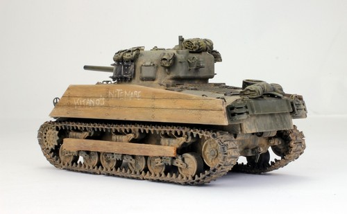 PreSale USMC M4a2 Late PTO Sherman Medium Tank WW2 1:35 Pro Built Model - Picture 8 of 21