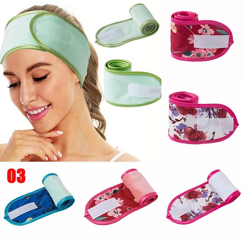 Women Adjustable Facial Headband Elastic Make Up Hair Band Head Wrap