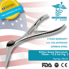 Killian Nasal Speculum 70mm - 13.5 cm Fig. 3 OR Grade Surgical Instruments