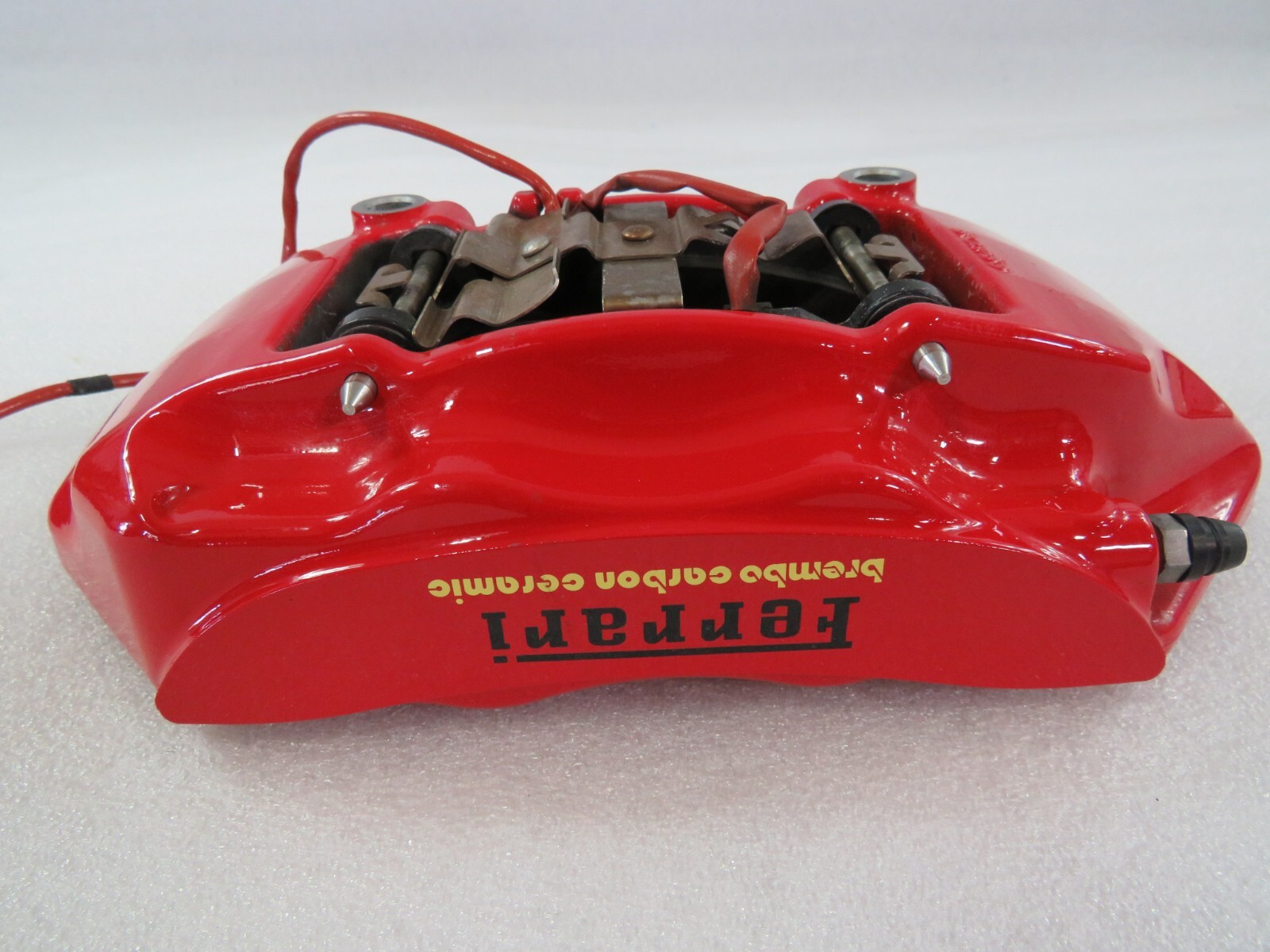 Ferrari Portofino, LH, Left, Rear Brake Caliper, Red, Used, P/N 829882
