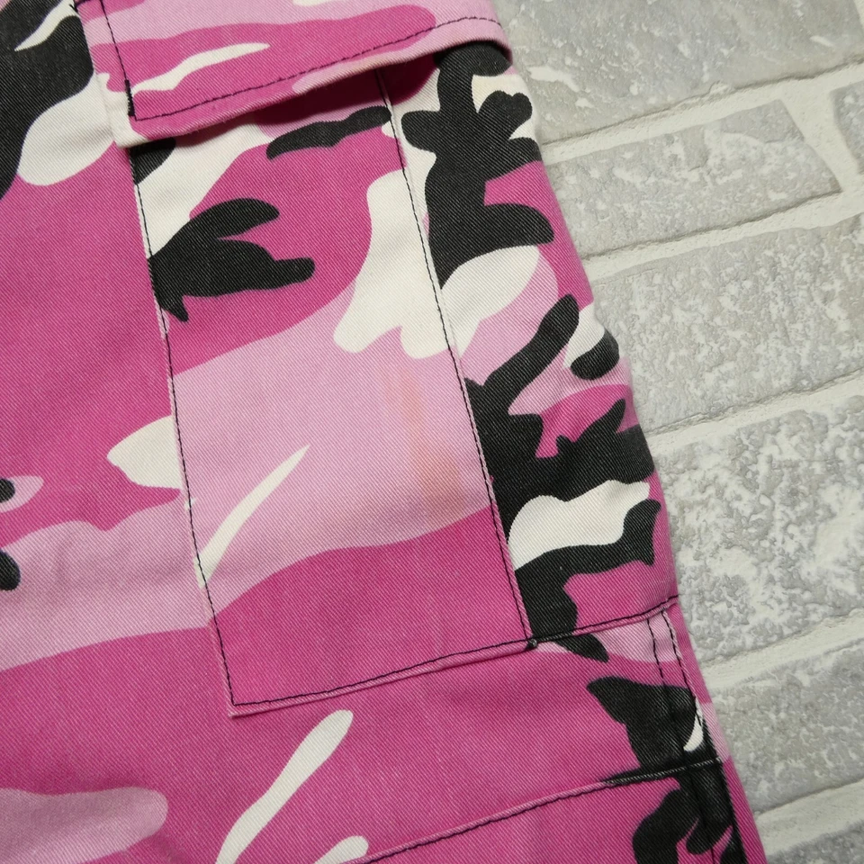 Rothco Camo Pants Womens Large 37x32 Pink Military Cargo Pocket Barbiecore - Image 2 of 4