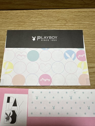 4 Unused Vintage Playboy Club Envelopes 6”x 4.25” Stationary Pink Black - Picture 3 of 8