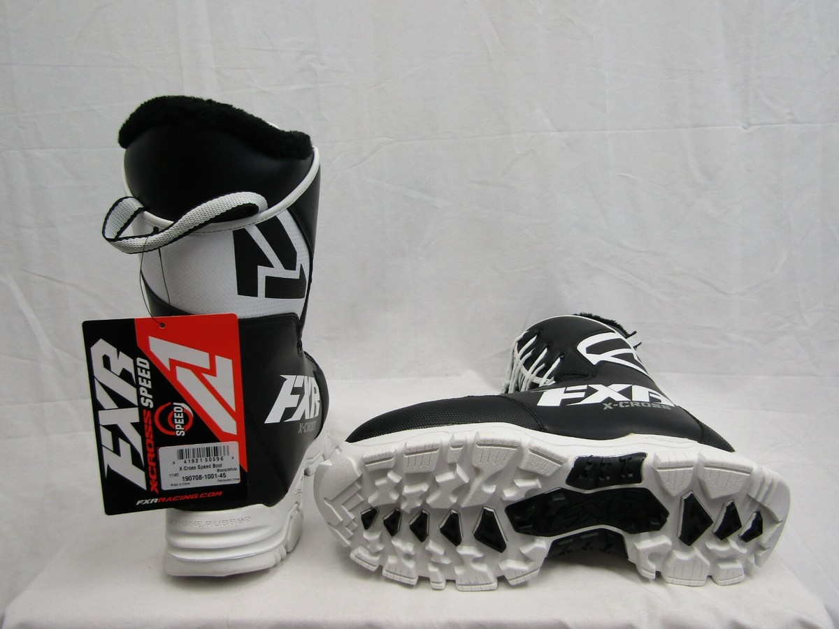 FXR X-Cross Speed Boot Men's 11 Black/White (190708-1001-45) | eBay