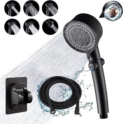 Handbrause Duschkopf Wasserspar Filtration Duschbrause 5 Modi & 1.5m Schlauch DE