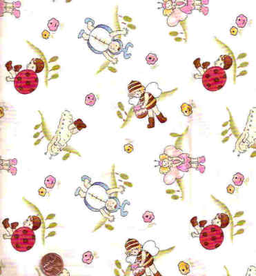 Bugsy Buddies ITB In the Beginning childrens ladybug cute fabric