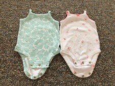 Carter's Sleeveless Floral Bodysuits 3M
