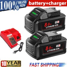 For Milwaukee for M18 18V 12.0AH Extended Lithium 48-11-1880 Charger/ Battery US