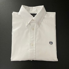 Lauren Ralph Lauren Big Boys Solid White Logo Dress Shirt Size 18