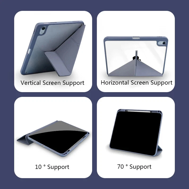 All-in-One Protective Case For iPad With Y-Fold Design and Acrylic TPU Material - Image 4 of 4