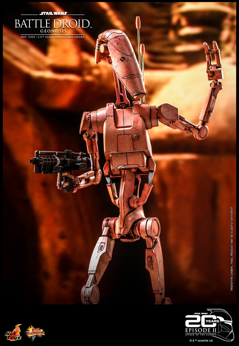 Hot Toys Star Wars Battle Droid Geonosis 1:6 Scale Figure Hot Toys Star Wars Battle Droid Geonosis 1:6 Scale Figure