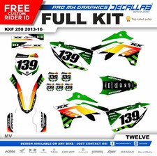 KAWASAKI KXF 250 2013 2014 2015 MX Graphics Decals Stickers