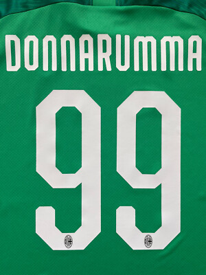 2019/20 AC Milan Green GK Jersey #99 Donnarumma Large Long Sleeve