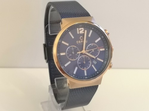 Obaku Chronograph watch V180GCVLML BNIB rrp £179 - Picture 10 of 10