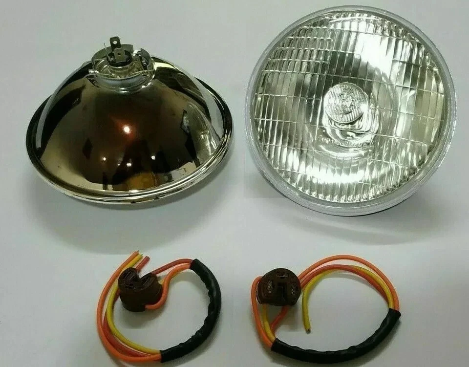 Faros de conversión halógenos de haz sellado Lucas Austin Morris Ford MG Foto 2 de 4