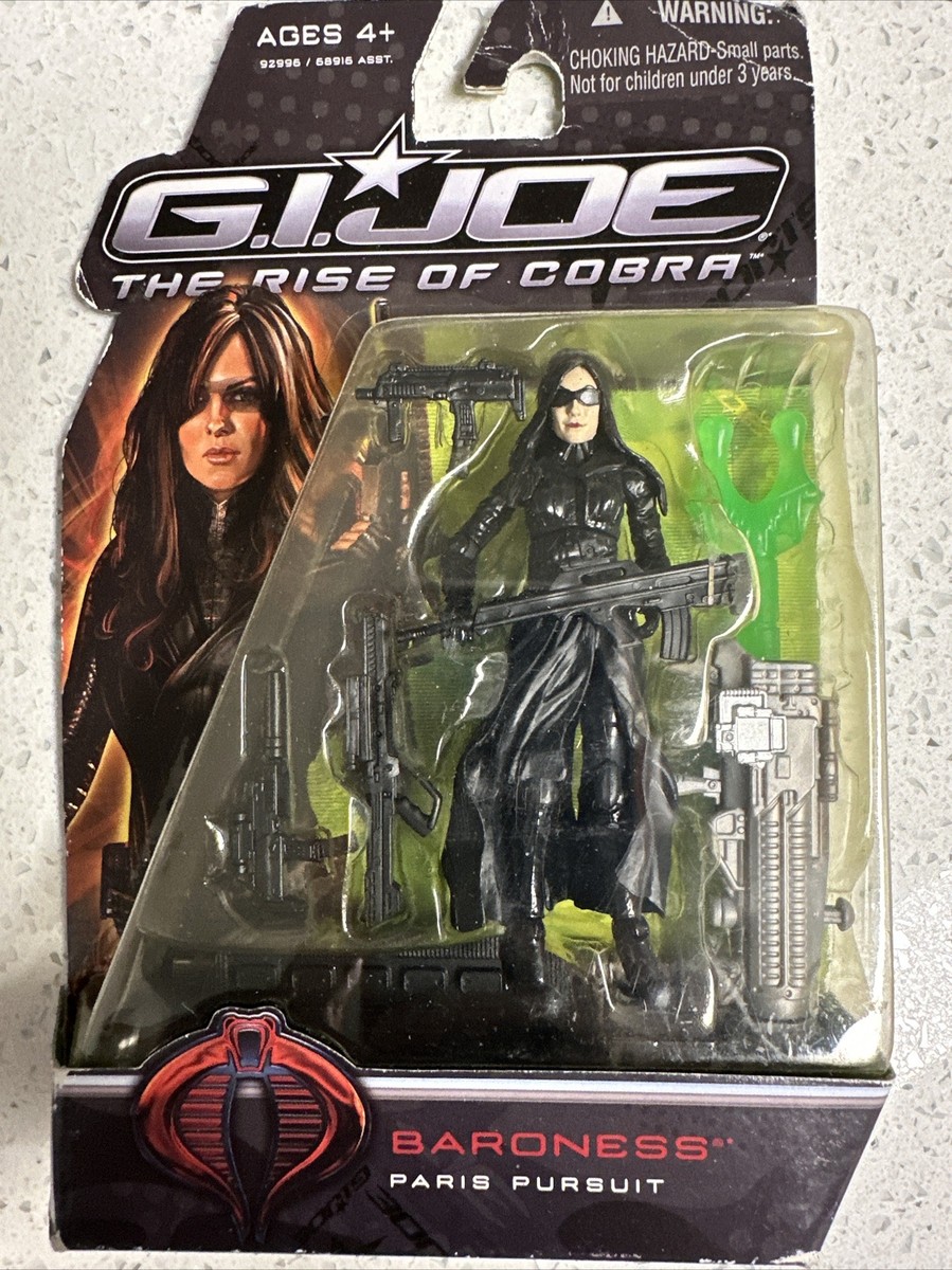 バロネス 「G.I. Joe： The Rise of Cobra-G.I.ジ… GI Joe Rise of Cobra Baroness Paris Pursuit (2009) Hasbro 3.75