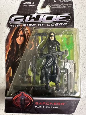 GI Joe Rise of Cobra Baroness Paris Pursuit (2009) Hasbro 3.75