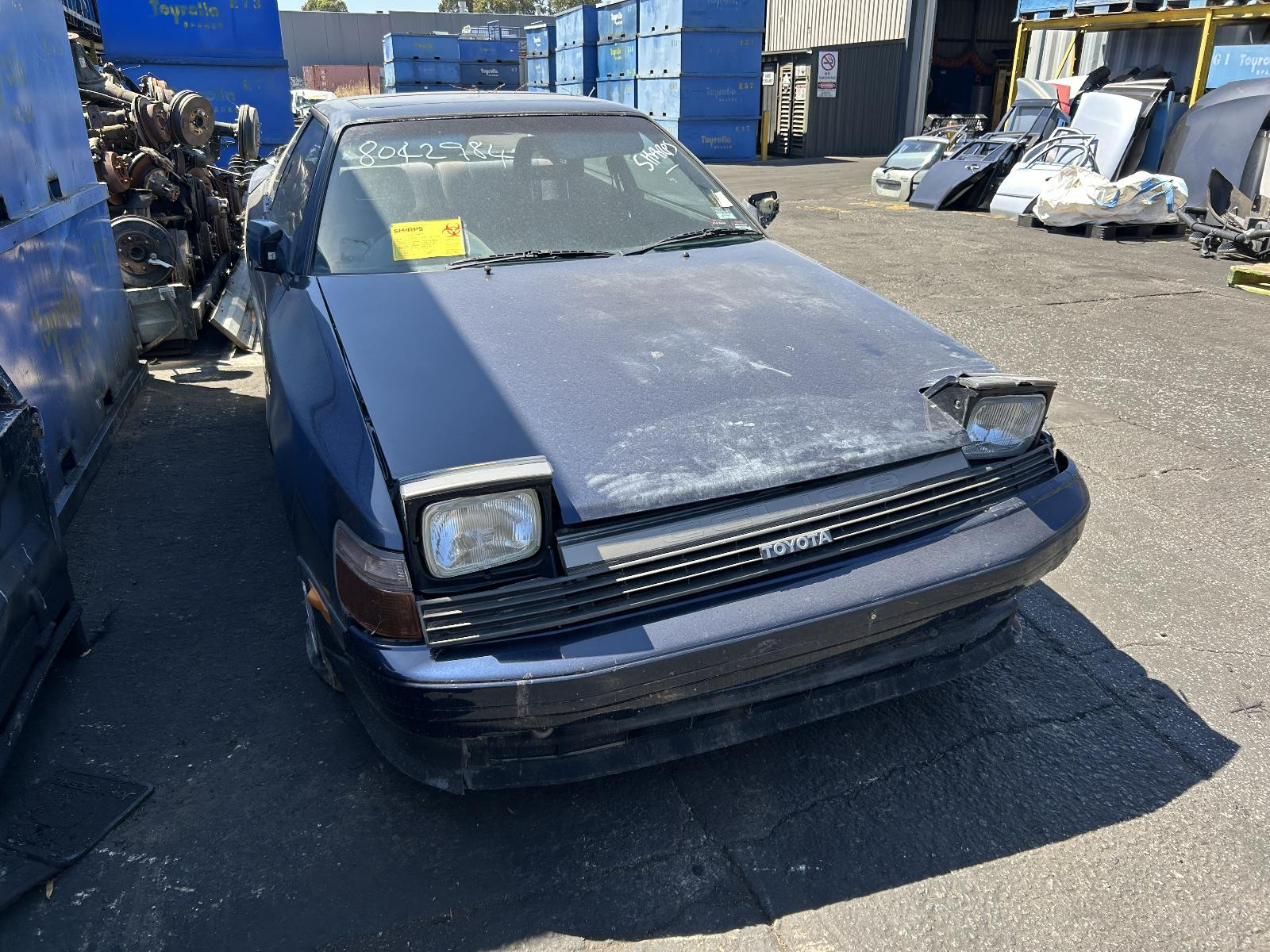 1988 Toyota Celica Left Front Door Glass ST162 11/1985-12/1989 image 5