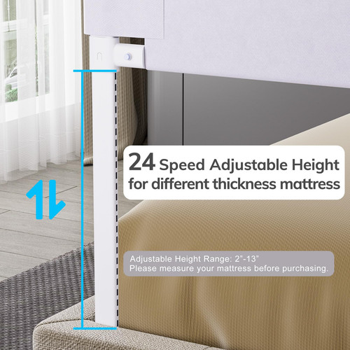 Bed Rail for Toddlers - Baby Bed Guard Rail with Double Lock, Safety Bedrail ... - Picture 4 of 7